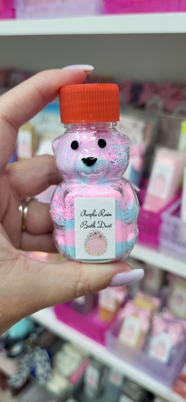 Bath Dust Bear - Purple Rain